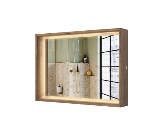 Полка с зеркалом Парма, Аттик 120