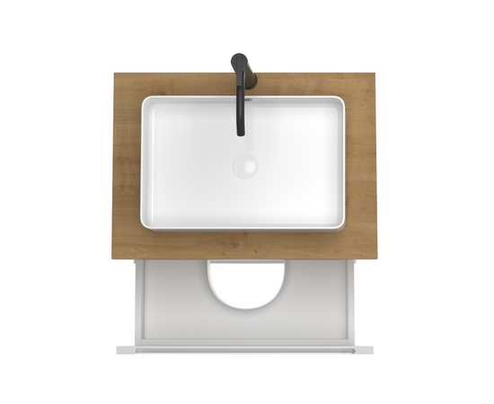 Тумба со столешницей Дион 100 Белый мат