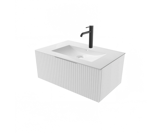 Тумба с раковиной Кито Флавио 80 Белый РЕТ