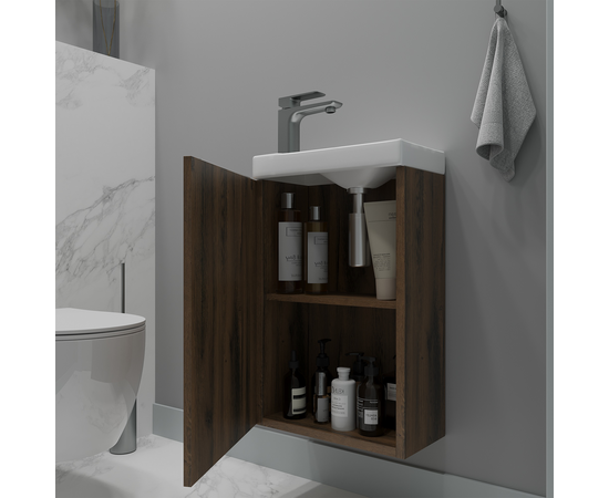 Тумба с раковиной Монови Слим 40 Аттик - Изображение 3