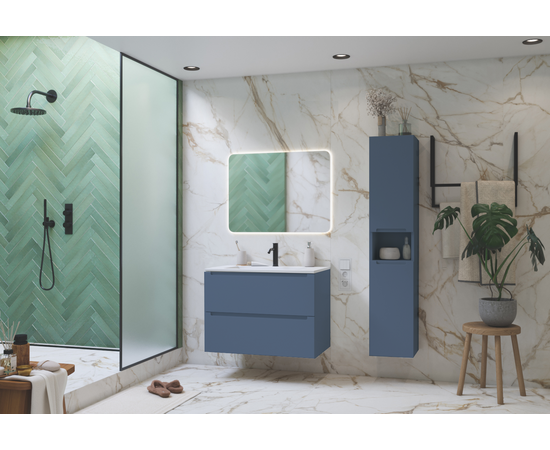 Тумба c раковиной Дион 60 Серо-синий - Изображение 3