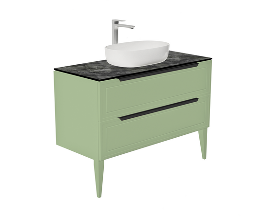 Тумба со столешницей Севилья 100, Фисташковый / Столешница компакт-плита, Куритиба