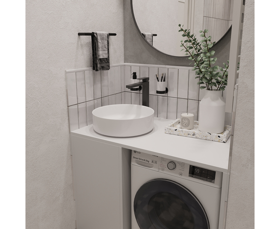 Тумба Стамбул S100LWP0LWPWMD, Премиум 100 (без вырезов, с дверью, универс) - Изображение 3