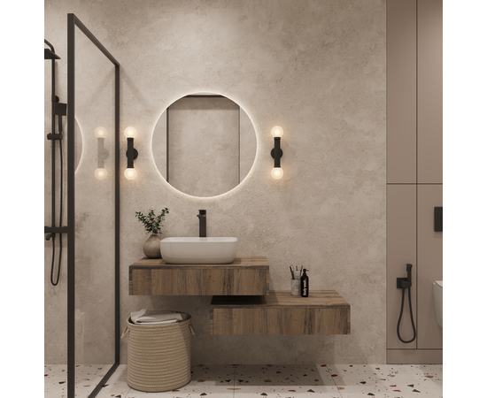 Тумба под раковину Токио, Древесина Аттик 100, 1 вырез - Изображение 6