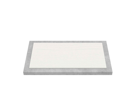 Тумба под раковину Токио премиум TP60WWPTOC0, Древесина Белая 60 / столешница ЛДСП Древесина Белая без вырезов