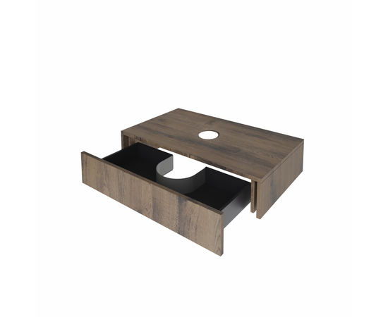 Тумба под раковину Токио, Древесина Аттик 80, 1 вырез