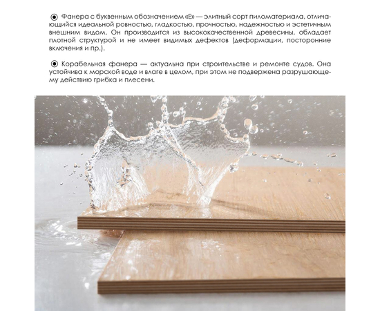 Столешница из влагостойкой фанеры 18 мм T795C2 Белая, 2 выреза, 795х458 мм - Изображение 3