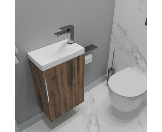 Тумба для ванной ЗОВ Монови, под раковину, подвесная, Белая 60 [CLONE] [CLONE] [CLONE] [CLONE] - Image 3