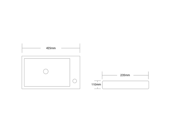 Тумба с раковиной Монови Слим 40 Аттик - Изображение 5