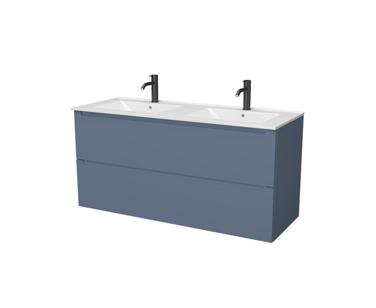 Тумба с раковиной Дион 120 Серо-синий