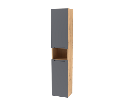 Пенал Дион Графит мат/Дуб