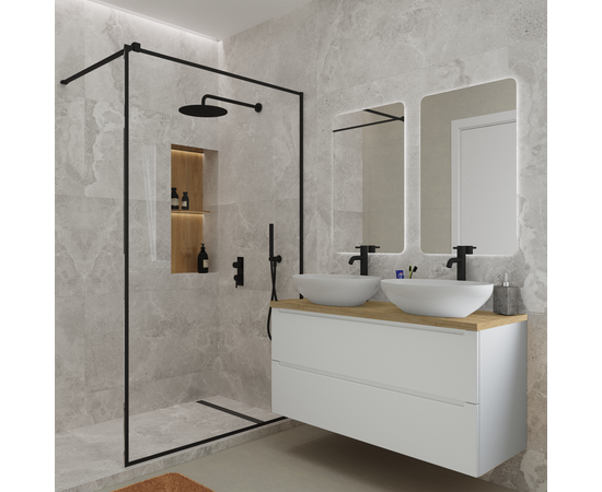 Тумба со столешницей Дион 120 Белый мат - Изображение 5