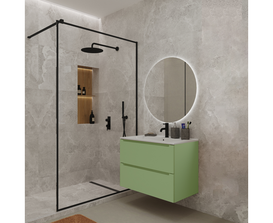 Тумба с раковиной Дион 80 Фисташковый - Изображение 2