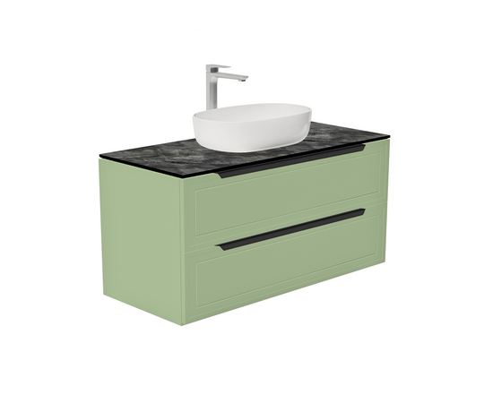 Тумба со столешницей Севилья 100, Фисташковый / Столешница компакт-плита, Куритиба