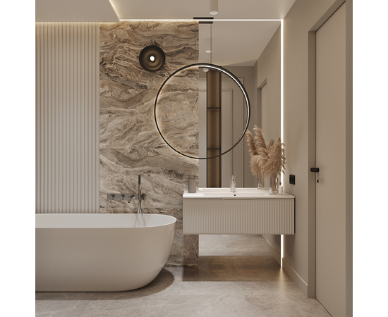 Тумба с раковиной Кито Флавио 100 Белый РЕТ - Изображение 4