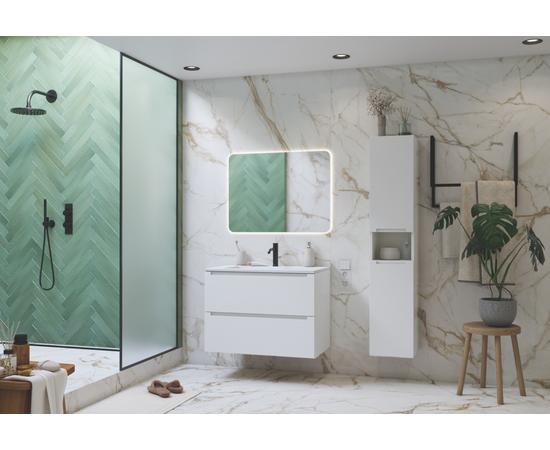 Тумба с раковиной Дион 80 Белый мат - Изображение 3