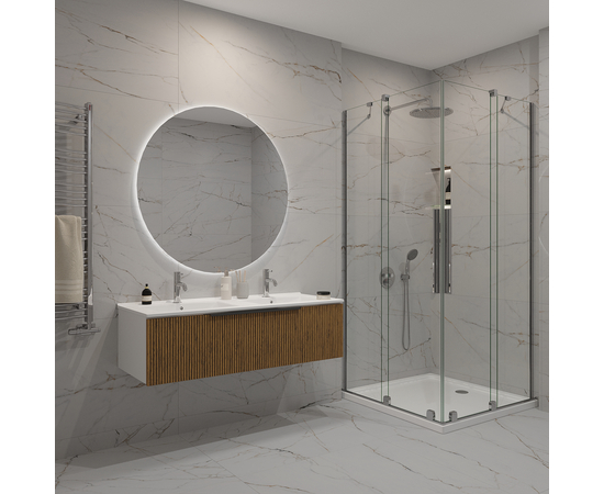 Тумба с раковиной Кито 120 Белый/Тростник - Изображение 3