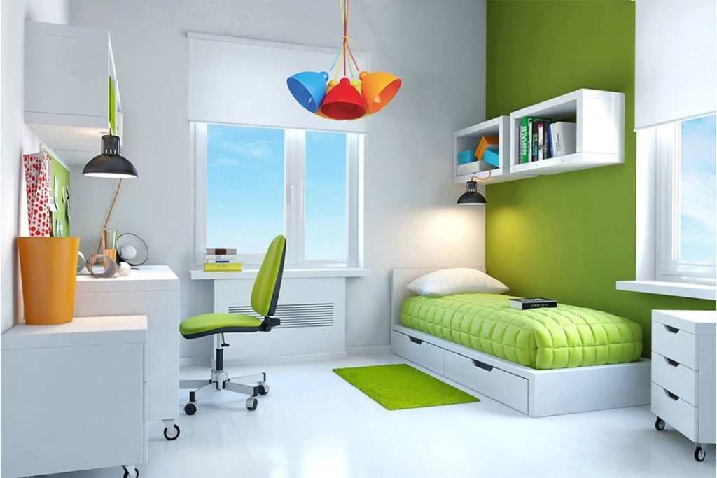 Идеи современного интерьера детской комнаты года с фото