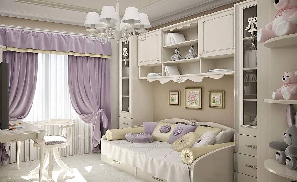 Фиолетовая детская комната (95 фото и 21 дизайнерская идея)