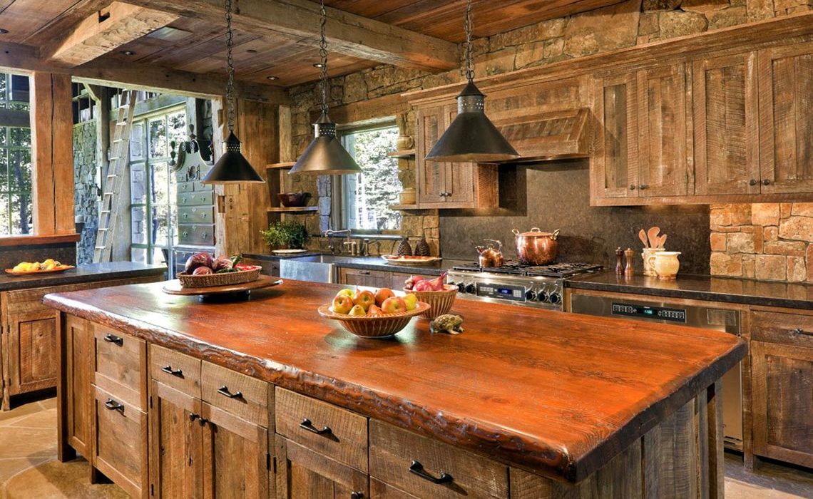Кухня из дерева своими руками: выбор материала, инструкция по монтажу