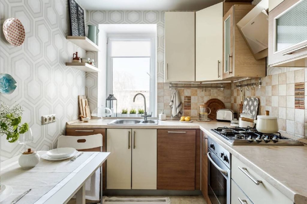 Простой ремонт кухни | Планы небольших квартир, Небольшие кухни, Макеты маленьких кухонь